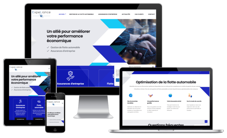 Expeliance Site WordPress crée par Kap Kom