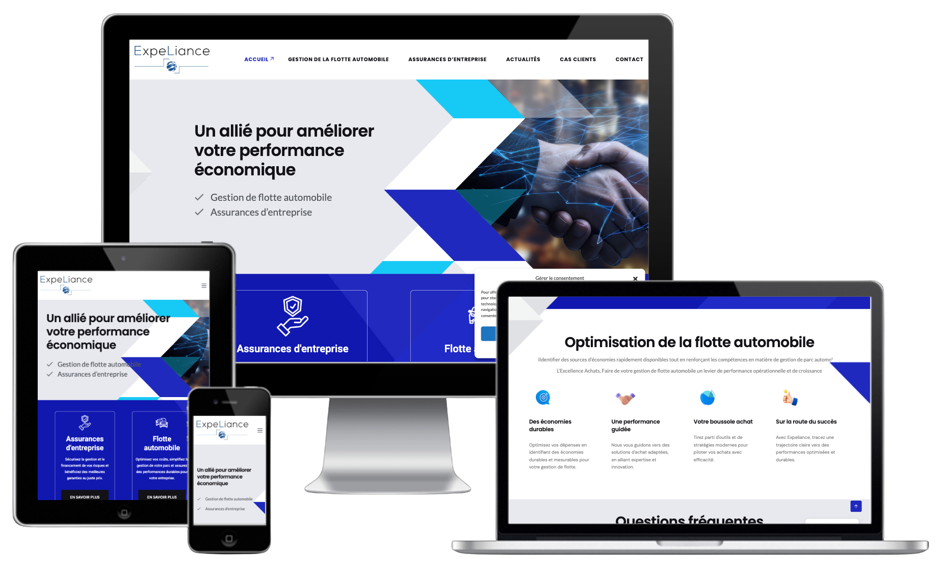 Expeliance Site WordPress crée par Kap Kom