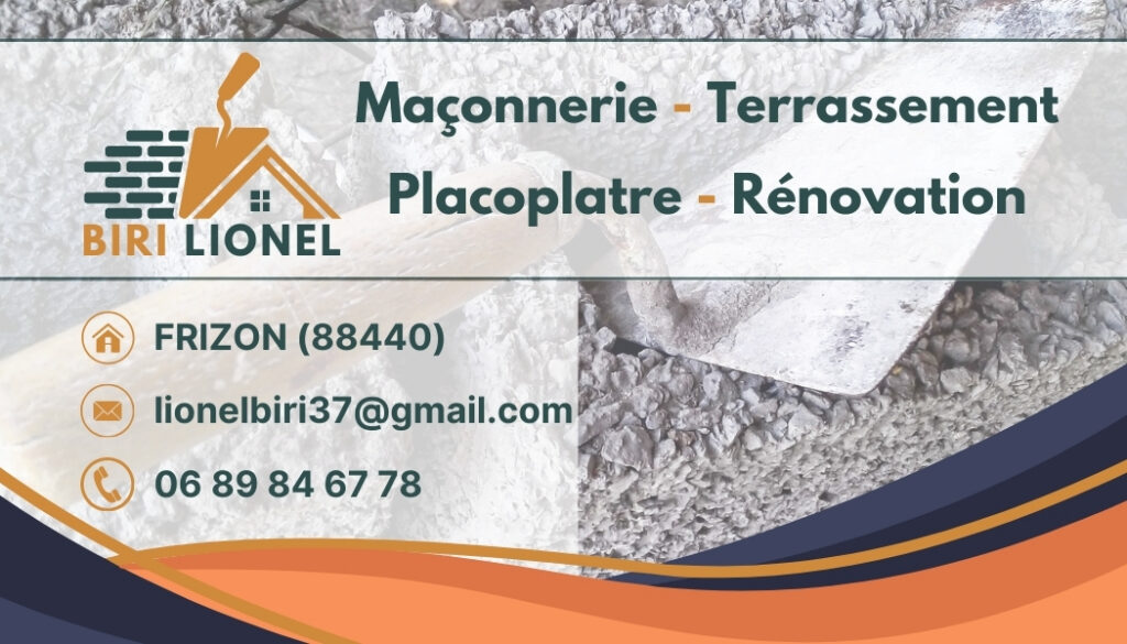 Carte de visite Artisan